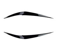 Canards Carrozzeria Compatibile Con X1 F48 F49 2015 2016 2017 2018 2019 2020 2021 2022 Sopracciglia Per Auto Palpebre Per Fari Coperchi Kit Carrozzeria ABS Spoiler Accessori(Gloss Black)