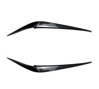 Canards Carrozzeria Compatibile Con X4 X3 G01 G02 2018 2019 2020 2021 2022 2023 2024 2 Pezzi Spoiler Laterali Fari Palpebre Sopracciglia Accessori Auto ABS(Carbon Look)