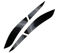 Canards Carrozzeria Coppia Di Adesivi Fari Anteriori Spoiler Posteriori Per Auto Palpebre Fari Anteriori Compatibile Con Per Golf 6 MK6 2008-2013(Carbon Fiber Look)