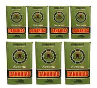 Canarias Yerba Mate Tè Serena 1.75kg (7 x 250g) | Set Mate Uruguay | Bevanda disintossicante ed energetica