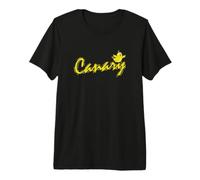 Canary Bird Giallo e Carino Maglietta Premium