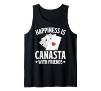 Canasta Felicità con i Tuoi Amici Gioco di Carte Canasta Canotta