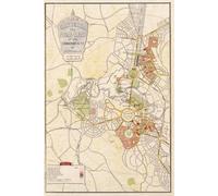 Canberra Map Journal: Vintage 1927 Map of Canberra Notebook