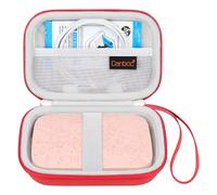 Canboc Custodia per HP Sprocket Portable 2x3 Instant Photo Printer, Step Wireless Mobile Photo Printer, Lifeprint 2x3 Photo Printer, Mesh Bag fit Carta fotografica e cavo, Rosso