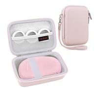 Canboc Label Maker Case per Mini Label Maker SUPVAN E10 Label Maker Machine, Borsa a rete adatta nastro e cavo USB, Rosa
