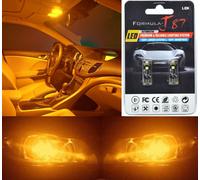 Errore Canbus Luce LED 168 Arancione Ambra Due Lampadine Anteriore Lato Ingombro