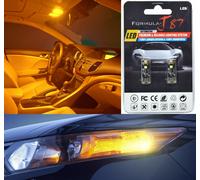 Errore Canbus Luce LED 194 Arancione Ambra Due Lampadine Targa Ricambio Jdm Per