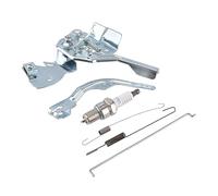 Cancanle Leva Comando Gas a Braccio, Asta Collegamento Regolatore e Molla di Ritorno per Honda GX200 GX160 GX140 Motore 5.5HP 6.5HP con Candela