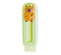Cancella Carina Scorrevole Retrattile, Carina Morbida, Eraser D'arte, Piccole Gomme Scorrevoli Per Pianificatori, Eraser A Retrattile Capybara Per Studenti Bambini Disegno Pittura