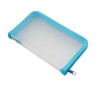 Cancella Cerniera Caso di ricevuta Impermeabile Documento Organizer Piccolo File Sacchetto Per Accessori Scuola di Ufficio Clear Penna Matita Caso