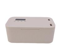Cancella di Blocco a Tempo Regolabile Contenitore di Stoccaggio Sicuro con 30 Giorni Design Autonomo per i Telefoni Elettronica Colore Beige 9.4x5.15x3,8 Pollici