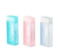 Cancella Gomme Estetiche Cancella Matita Bella Semplice Facile da Pulire Premi Bambini Matita Trasparente Semplice Bella Gomma Tinta Unita