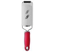 Cancella in acciaio inossidabile Grattugia a limone cucina multiuso a zester per verdure al cioccolato a grazia con manico non slip 30.7x6,5 cm (Pianta doppia per scopi)