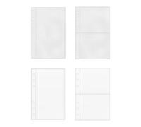 Cancella Tasca Del Legante, Tasche Riutilizzabili, 10.6x16,5 Cm, Pagine Di Organizzatore Adesivo Di Inserti A6, Protezioni Per Buste Riutilizzabili, Visualizzazione Della Pagina Senza Sforzo, Per