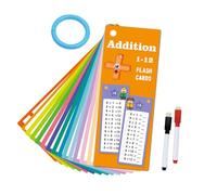 Cancellabile Scrivibile Operazioni Matematiche Esercizio Flashcards Kid Precoce Apprendimento Scheda di Studio Per Studenti In Età Prescolare Riutilizzabili Quattro Operazioni Carte
