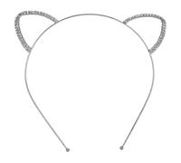 Cancelle Di Gatto Per Bambini - Fascia Per Le Orecchie Animali, Canda Delle Orecchie Da Gatto Glitter Strass | Accessori Cosplay Poppi Di Foto, Copricapo Per Animali Per Donne Che Si Vestono