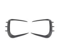 Cancelle di spoiler per paraurti Xtevu, splitter di vent anteriore, kit di alte del parafango destro sinistro, accessorio per deflettore aerodinamico del flusso d'aria (Carbon Fiber Style)