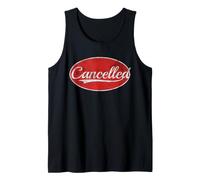 Cancelled Sarcastic Varsity Style Design Canotta