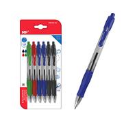 CANCELLERIA DAM MPPE14012C91 - set 12 pezzi, punta 1,0 mm, corpo trasparente, multicolore