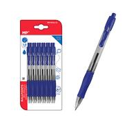 CANCELLERIA DAM MPPE140A12C30 - 12 pezzi, punta 1,0 mm, corpo trasparente, blu