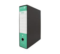 CANCELLERIA KEINEMARKE 12x Raccoglitore Ad Anelli Per Buste Documenti Nero Verde Registratore Protocollo