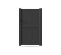 Cancelletto, alluminio, modello Bari, Antracite, 1000 x 1200 mm, configura individualmente