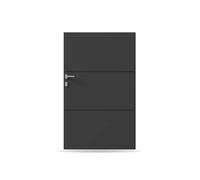 Cancelletto, alluminio, modello Brescia, Antracite, 1000 x 1200 mm, configura individualmente
