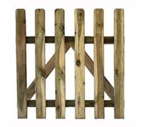 CANCELLETTO Cancello in LEGNO Impregnato in autoclave 100X100h cm