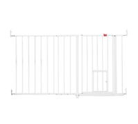 Cancelletto Carlson extra large con mini porta per cani - H 76 cm, P 129 cm fino a 150 cm