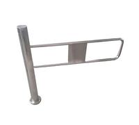 Cancelletto di sicurezza a 1 via, per supermercati e magazzini, porta pedonale in metallo a molla, dimensioni regolabili (100 x 97 cm, 70 x 97 cm), barriera di accesso sicuro