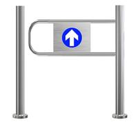 Cancelletto di sicurezza a chiusura automatica, barriera metallica con apertura a 90° per un accesso sicuro in supermercati, biblioteche e boutique - Soluzione a prova di bambino e sicurezza