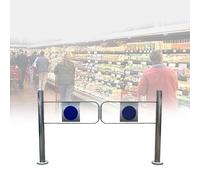 Cancelletto di sicurezza a chiusura automatica per ingressi di supermercati, biblioteche e negozi, chiusura automatica, 66 x 99 cm