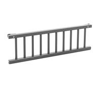cancelletto di sicurezza babybay I culla adatta per modello Maxi e Boxspring, verniciato grigio ardesia