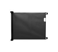 Cancelletto Di Sicurezza Per Bambini Con Tenda Estensibile 130x8x88cm Nero