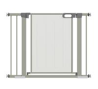 Cancelletto di Sicurezza per Cani Estensibile con Chiusura Automatica 75-103x76 cm Grigio