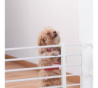 Cancelletto di sicurezza per cani | Lunghezza estensibile in acciaio basso Pet Safety Gate | Stabile cancello di sicurezza per animali domestici per scale | porte, corridoi, interni ed esterni