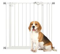 Cancelletto di sicurezza per cani PawHut, cancelletto a barriera, 74-87 cm, cancelletto di sicurezza per scale per animali domestici, cancelletto per cani con estensione, cancelletto di sicurezza