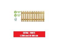 Cancelletto in Legno di Pino con Doghe per Steccato - Dimensioni: L 100cm x H 80
