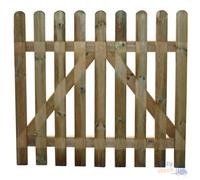 CANCELLETTO IN LEGNO IMPREGNATO PER STACCIONATA ELA cm 100x100