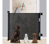 Cancelletto per Bambini Estensibile, 0-140 cm Cancello di Sicurezza Retrattile per Bambini e Animali Domestici per Scale e Corridoi Interni ed Esterni (Nero)