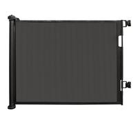 Cancelletto Per Bambini Per Scale e Porte, Cancelletto Per Bambini Retrattile Da 150 cm, Cancello Per Cani Extra Largo 86 cm Di Altezza Per Interni, Esterni, Corridoi -86 * 150 cm-nero