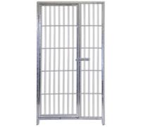 Cancelletto per Giardino Orto in Acciaio Zincato a Caldo da 100xh180 Cm