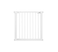 Cancelletto per porte e scale MoMi PAXI PLUS, estensibile da 75 a 82 cm, cancelletto di sicurezza per bambini con 2 prolunghe da 7 e 14 cm in dotazione, con morsetti - installazione senza foratura