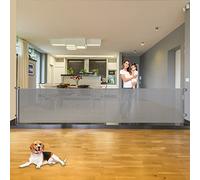 Cancelletto retrattile da 110 pollici per bambini extra largo per grandi aperture per interni ed esterni Cancello per cani retrattile per scale Cancello per bambini extra lungo grande cancello