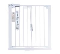 Cancelletto TIAKI bianco con prolunga di 7 cm - H 76 cm, P 75 fino a 82 cm