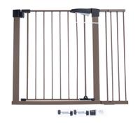 Cancelletto TIAKI marrone con pannello laterale per cani - H 78 x L 77 - 103 cm