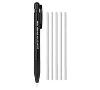 Cancellino retrattile da disegno, 3,8 mm, ricaricabile, in materiale termoplastico, strumento per cancellare meccanicamente, per schizzi, disegni e correzione artistica, con controllo della punta fine
