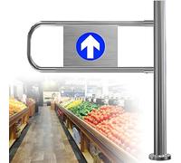 Cancello a battente a chiusura automatica per sicurezza, porta di sicurezza per ingressi, magazzini, siti industriali, biblioteche e negozi al dettaglio