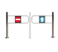 Cancello A Battente Automatico In Acciaio Inox,Unidirezionale Ingresso Cancello Di Sicurezza,Automatico Chiusura Cancello Per Biblioteca Negozio(120cm/47.2in)