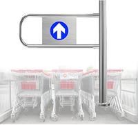 Cancello a Battente Automatico per supermercati e Magazzini, cancello d'ingresso di Sicurezza in Metallo, Design a Chiusura Automatica per biblioteche e Centri Commerciali, Dimensioni univer